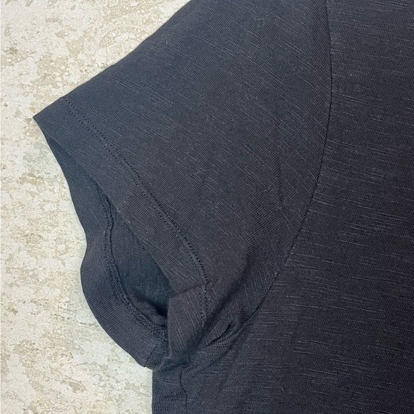 Felina Womens Black Top Basic Short Sleeve Modal Super Soft Old Money Capsule - Picture 5 of 14